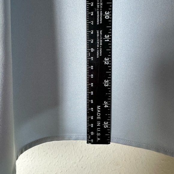 Eloquii Satin Collared Midi Wrap Dress Women’s Plus Size 16 Blue Tie Waist Party - Picture 9 of 16